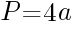 формула периметра квадрата