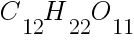 формула сахарозы