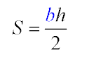 площадь равнобедренного треугольника формула 5
