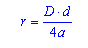 радиус вписанной в ромб окружности формула