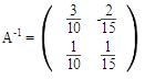 Метод обратной матрицы – обратная матрица